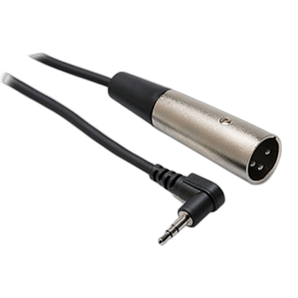 Hosa Technology XVM-101M Angled Stereo 3.5mm to 3-Pin XLR Male 1ft