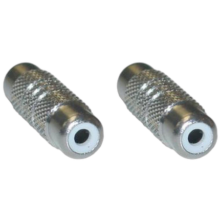 RCA Coupler, Female / Female All Metal