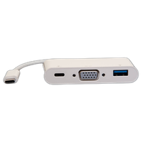 USB-C 3-in-1 Expansion Adapter, SVGA, USB,  and  Charge Port 0
