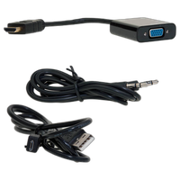 HDMI to VGA Adapter with Stereo Audio Support 0