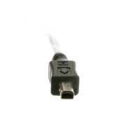 USB Type A Male / Mini-B Male Cable, 4 Pin, Black, 6 ft 4