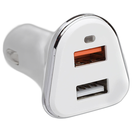 2 Port USB Car Charger 5V 3A