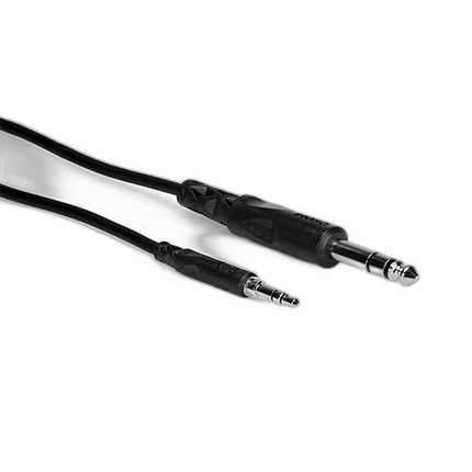 Hosa Technology Stereo Mini Male to Stereo 1/4in Male Cable - 10FT