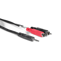 Hosa Technology Stereo Mini 3.5mm Male to 2 RCA Male Y-Cable (10FT) 0