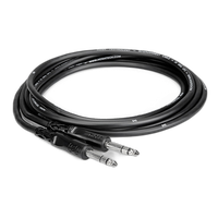 Hosa Technology Stereo 1/4in Male Phone to 1/4in Male Phone TRS Cable - 10FT 1