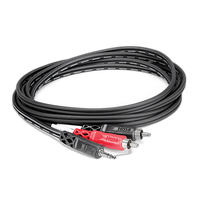 Hosa Technology Stereo Mini (3.5mm) Male to 2 RCA Male Y-Cable - 3FT 1