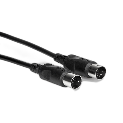 Hosa Technology MIDI to MIDI (STD) Cable (5FT, Black)