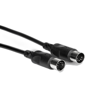 Hosa Technology MIDI to MIDI (STD) Cable (5FT, Black) 0