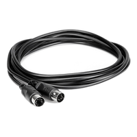 Hosa Technology MIDI to MIDI (STD) Cable (5FT, Black) 1