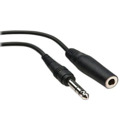 Hosa Technology Stereo 1/4in Female Phone to 1/4in Male Phone TRS Headphone