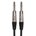 Hosa Technology Balanced 1/4in TRS Male to 1/4in TRS Male Audio Cable (5FT) 0