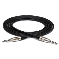 Hosa Technology Balanced 1/4in TRS Male to 1/4in TRS Male Audio Cable (5FT) 1