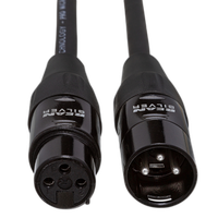 Hosa Technology Pro REAN XLR Male to XLR Female Microphone Cable - 25FT 1