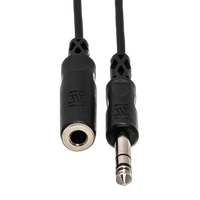 Hosa Technology Stereo 1/4in Female Phone to 1/4in Male Phone TRS Headphone 1