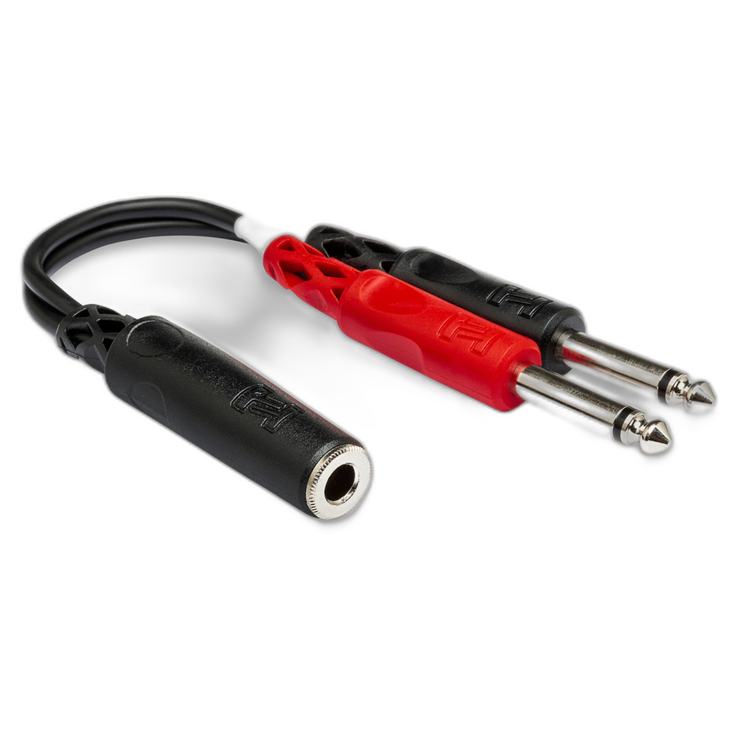 Hosa Technology Stereo 1/4in Female to 2 Mono 1/4in Male Y-Cable - 6 in