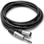 Hosa Technology Balanced 1/4in TRS Male to 3-Pin XLR Male Audio Cable (5FT) 0