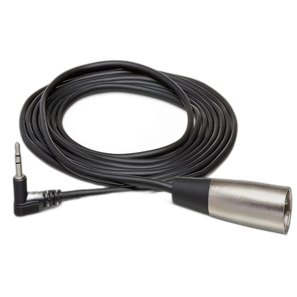 Hosa Technology Stereo 3.5mm Mini Right-Angle Male to XLR Male Cable (10FT)