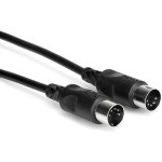 Hosa Technology MIDI to MIDI (STD) Cable (3FT  Black) 1