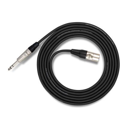 Hosa Technology Balanced 1/4in TRS Male to 3-Pin XLR Male Audio Cable (3FT)