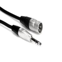 Hosa Technology Balanced 1/4in TRS Male to 3-Pin XLR Male Audio Cable (3FT) 1