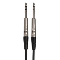Hosa Technology Balanced 1/4in TRS Male to 1/4in TRS Male Audio Cable (10FT) 1