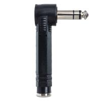 Hosa Technology GPP273 Stereo Male 1/4in Phone to Angled Stereo Female 1/4in 2