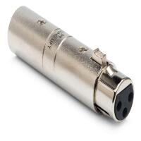 Hosa Technology Audio Cable XLR Male to XLR Female (Hum Stopper) Adapter 1