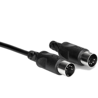 Hosa Technology MIDI to MIDI (STD) Cable (1FT, Black) 0