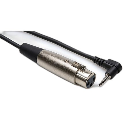 Hosa Technology Mini Stereo Male to 3-pin XLR Female Angled