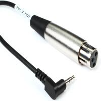 Hosa Technology Mini Stereo Male to 3-pin XLR Female Angled 0