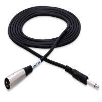 Hosa Technology Mono 1/4in Male to 3-Pin XLR Male Audio Cable - 5FT 0