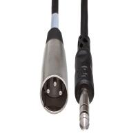 Hosa Technology Mono 1/4in Male to 3-Pin XLR Male Audio Cable - 5FT 1