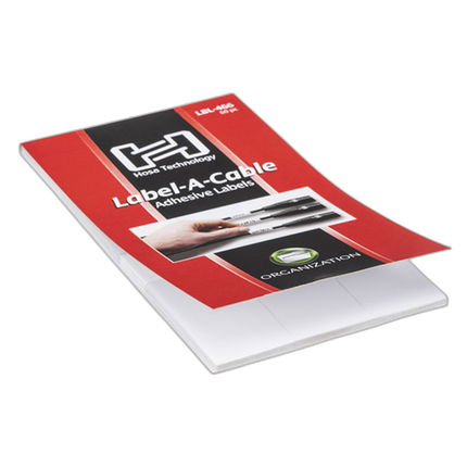 Hosa Technology LBL-466 - Peel and Stick Vinyl Cable Labels (60 Pieces)
