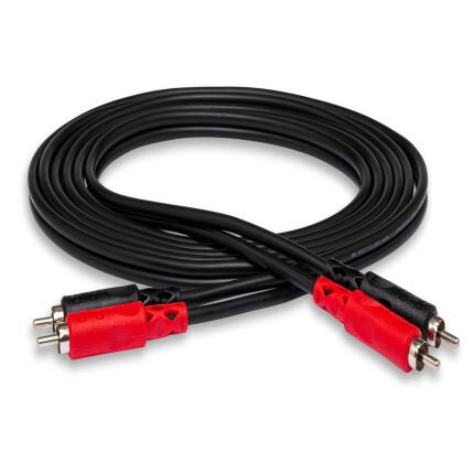 Hosa Technology 2 RCA Male to 2 RCA Male Dual Cable (Nickel Contacts) - 20FT