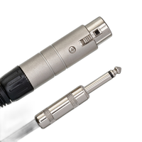 Hosa Technology Impedance Transformer 3-Pin XLR Female to 1/4in TS Male 1