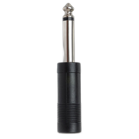 Hosa Technology Monaural 1/4in Male Phone to 1/4in Stereo Female Adapter 0