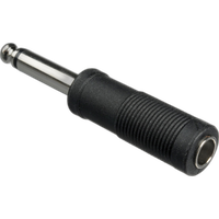 Hosa Technology Monaural 1/4in Male Phone to 1/4in Stereo Female Adapter 1