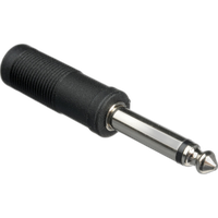 Hosa Technology Monaural 1/4in Male Phone to 1/4in Stereo Female Adapter 2