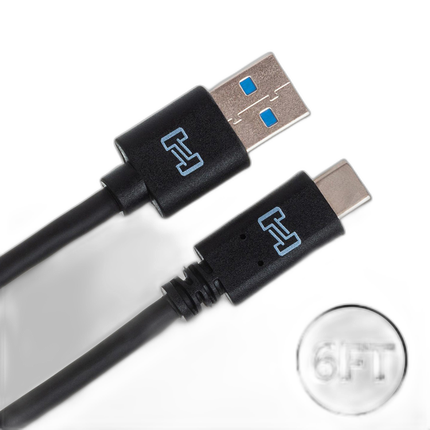 Hosa Technology Type-A to Type-C Male USB Cable (6ft)