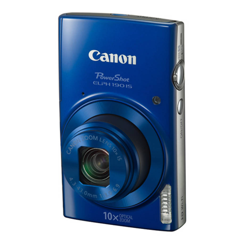 Canon PowerShot ELPH 190 IS Digital Camera - Blue
