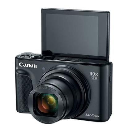 Canon PowerShot SX740 HS Digital Camera - Black