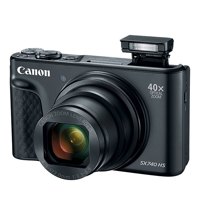 Canon PowerShot SX740 HS Digital Camera - Black Canon PowerShot SX740 HS Digital Camera - Black