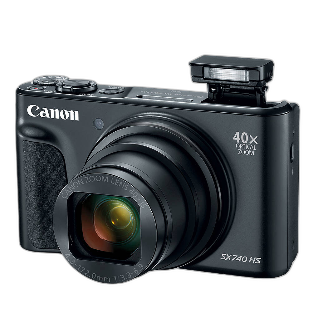 【新品•未使用】　キャノン PowerShot SX740 HS ブラック Canon PowerShot SX740 HS Digital Camera - Black