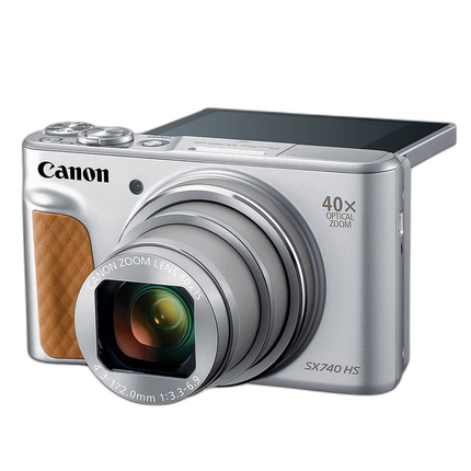 Canon PowerShot SX740 HS Digital Camera - Silver