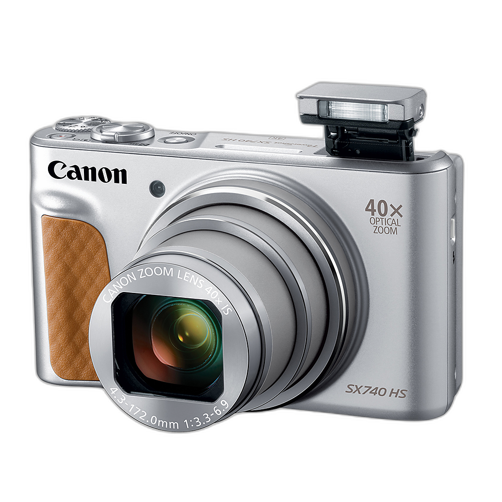 Canon PowerShot SX740 HS Digital Camera - Silver