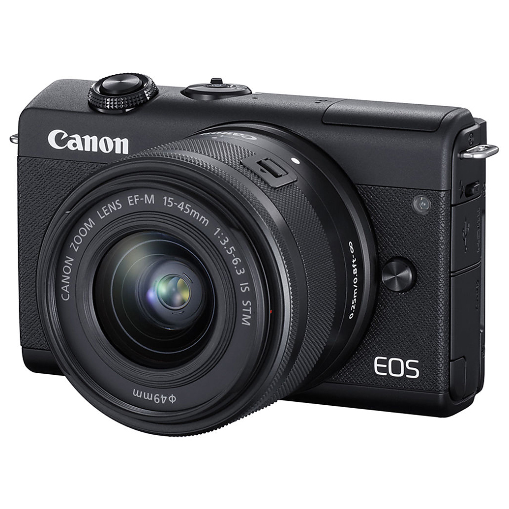 Canon EOS M200 Mirrorless Digital Camera with 15-45mm Lens Kit (Black)