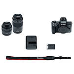 Canon EOS M50 Mirrorless Camera Zoom Kit with 15-45mm  and  55-200mm Lens 8