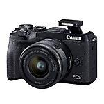 Canon EOS M6 Mark II Mirrorless Camera with 15-45mm Lens  and  Viewfinder Kit (B 4