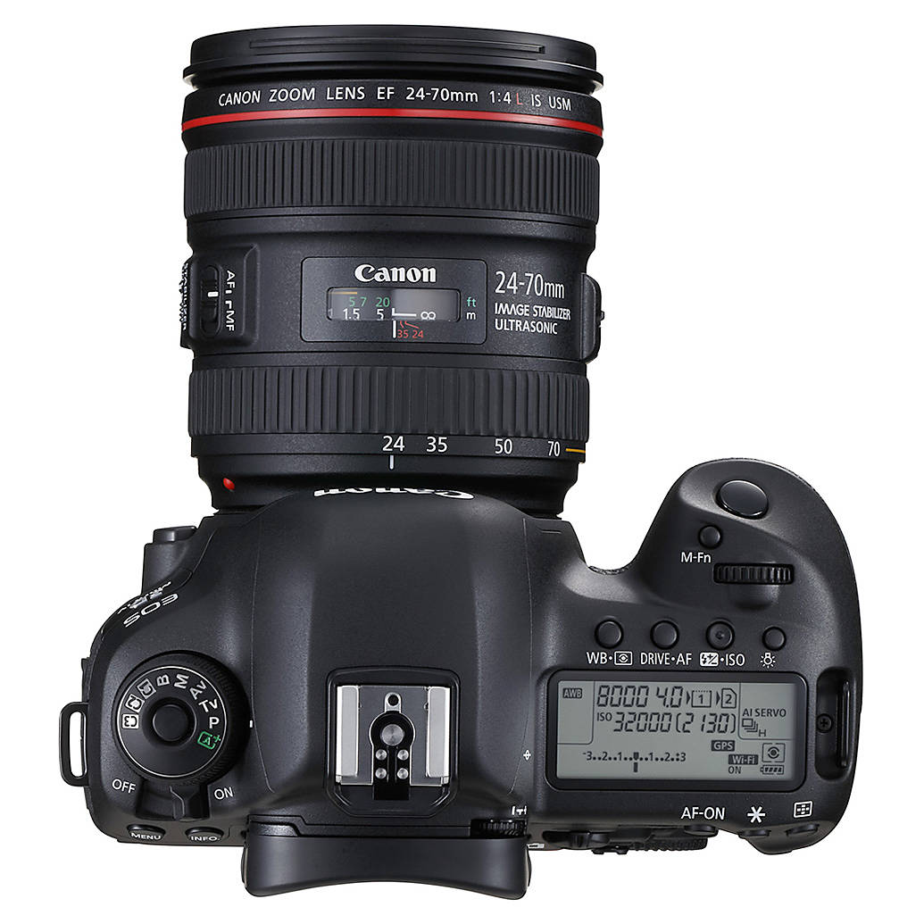 Canon EOS 5D Mark IV DSLR with 24-70mm IS USM Lens Kit
