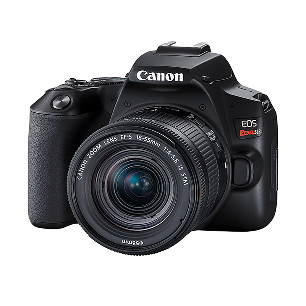 Canon EOS Rebel SL3 Camera with EF-S18-55mm f/4-5.6 IS STM Lens Kit (Black)